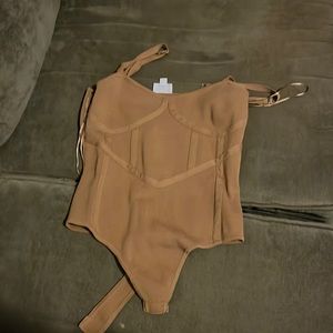 Tan bodysuit
